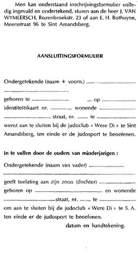 De eerste folder